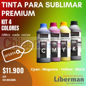 Liberman Anuncios gratis en &Ntilde;u&ntilde;oa |  Kit  tinta para sublimacion 4 colores 100 cc, Tintas
