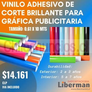 Liberman Anuncios gratis en &Ntilde;u&ntilde;oa |  Liberman limitada - vinilo adhesivo 61 cm x 10 mt , Vinilos
