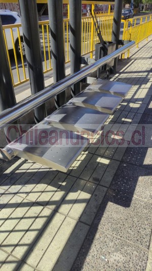 Corpaing ltda Anuncios gratis en Quinta Normal |  Fabricacion asientos corredor transantiago  en acero inox, Asientos paraderos refugios corredor transantiago