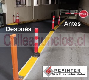 Revintek Anuncios gratis en Vitacura |  Rejuvenecimiento de estacionamientos y pisos industriales en santiago, Demarcación y mantención de estacionamientos