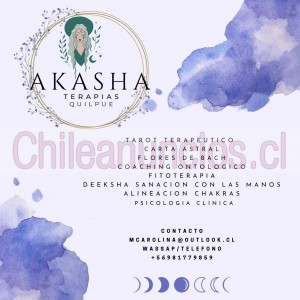 Terapias akasha Anuncios gratis en Vitacura |  Tarot terapéutico y  flores de bach, Tarot predictivo y terapeutico