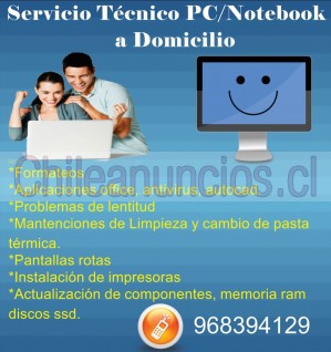 Diego Anuncios gratis en Coquimbo |  Servicio técnico pc notebook computación a domicilio coquimbo, Técnico profesional en informática