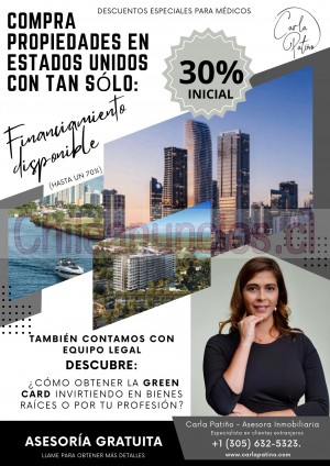 Carla patino Anuncios gratis en Santiago |  Oportunidad de inversión, compra propiedades en ee.uu., Contáctame ahora