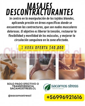 Maria jose Anuncios gratis en Santiago |  Masajes descontracturantes sacamostress santiago de chile , Qué tan recomendable es un masaje descontracturante las condes 