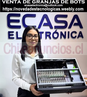 Granja de bots Anuncios gratis en Santiago |  Vendo granjas de bots envios a cualquier pais, Granjas de bots 40 moviles