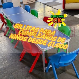 EventosCK Anuncios gratis en Conchal&iacute; |  Arriendo de Mobiliario en Santiago para niños eventos, Arriendo de sillas y mesas en santiago