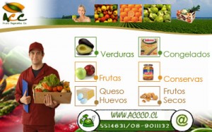 ACC Co Ltda Anuncios gratis en Las Condes |  www.accco.cl  Frutas  y Verduras (Insumos alimenticios a domicilio) , ACC Co Ltda, ES EL MEJOR DELIVERY DOMICILIARIO E INSTITUCIONAL!!!